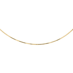 Collier maille miroir en or jaune - Castafiore