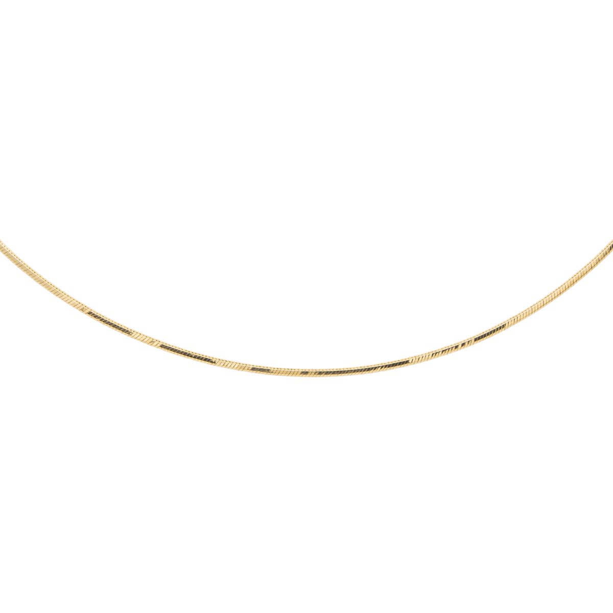 Collier maille miroir en or jaune - Castafiore