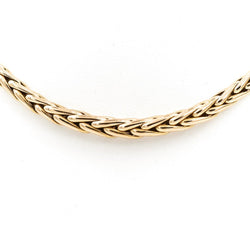 Collier Maille palmier CAPLAIN SAINT ANDRÉ, or jaune et saphir - Castafiore