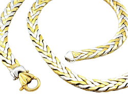 Collier Maille palmier en 2 ors - Castafiore