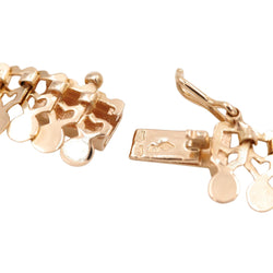 Collier maille pampilles en or jaune - Castafiore