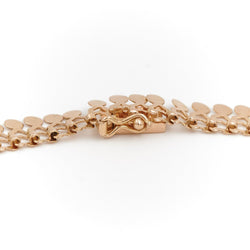 Collier maille pampilles en or jaune - Castafiore