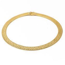 Collier Maille polonaise en or jaune - Castafiore