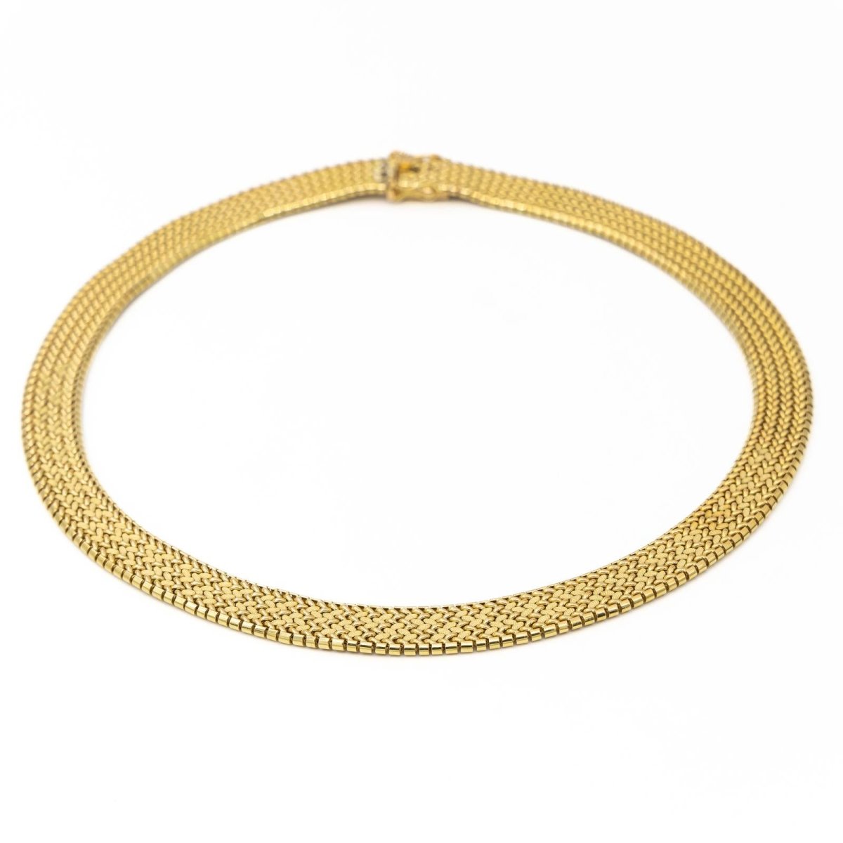 Collier Maille polonaise en or jaune - Castafiore