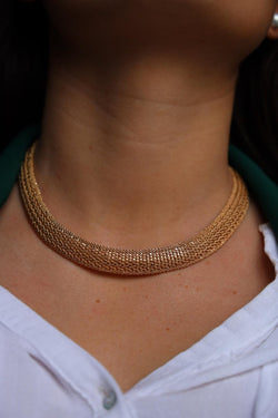 Collier Maille polonaise en or jaune - Castafiore