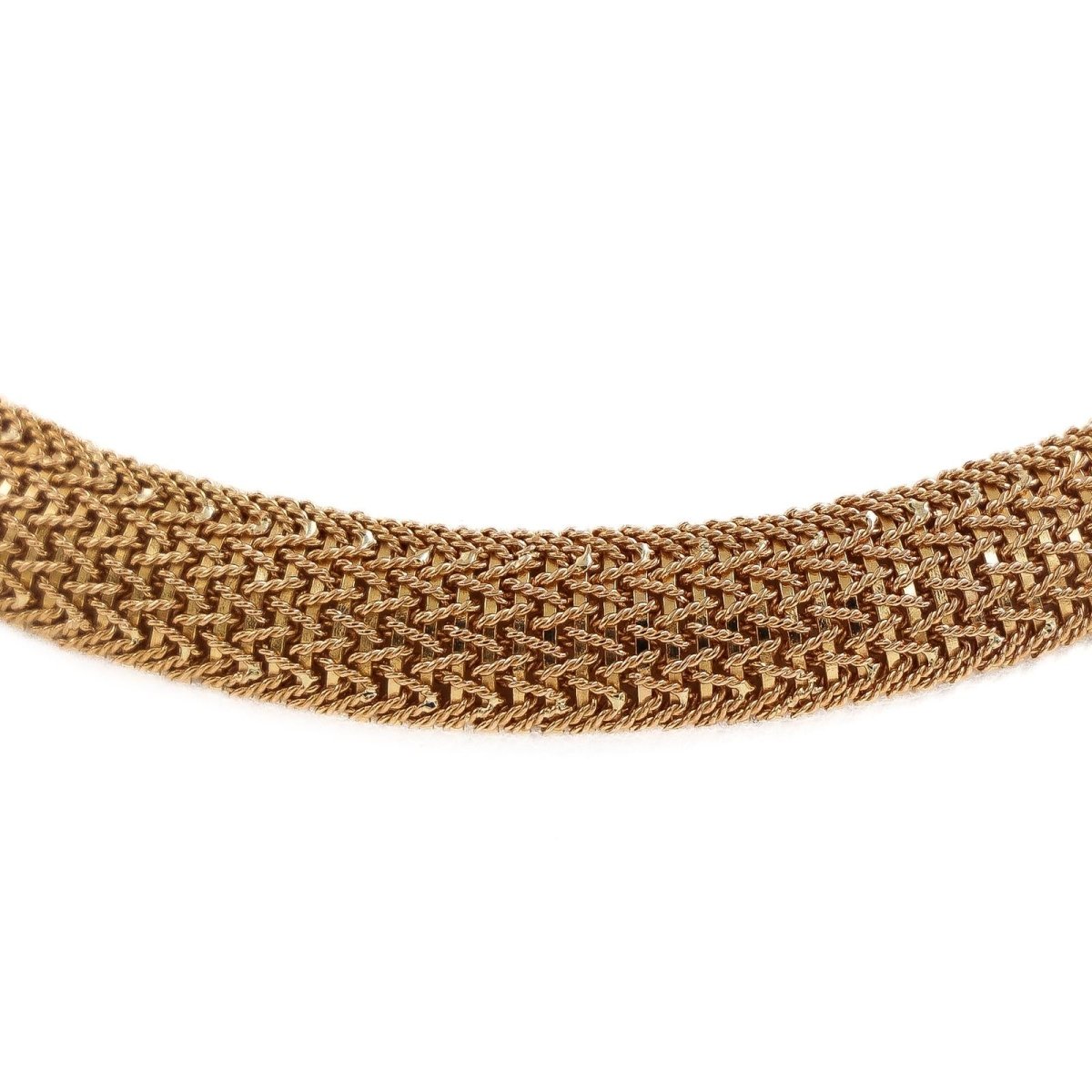 Collier Maille polonaise en or jaune - Castafiore