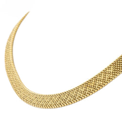 Collier Maille polonaise en or jaune - Castafiore