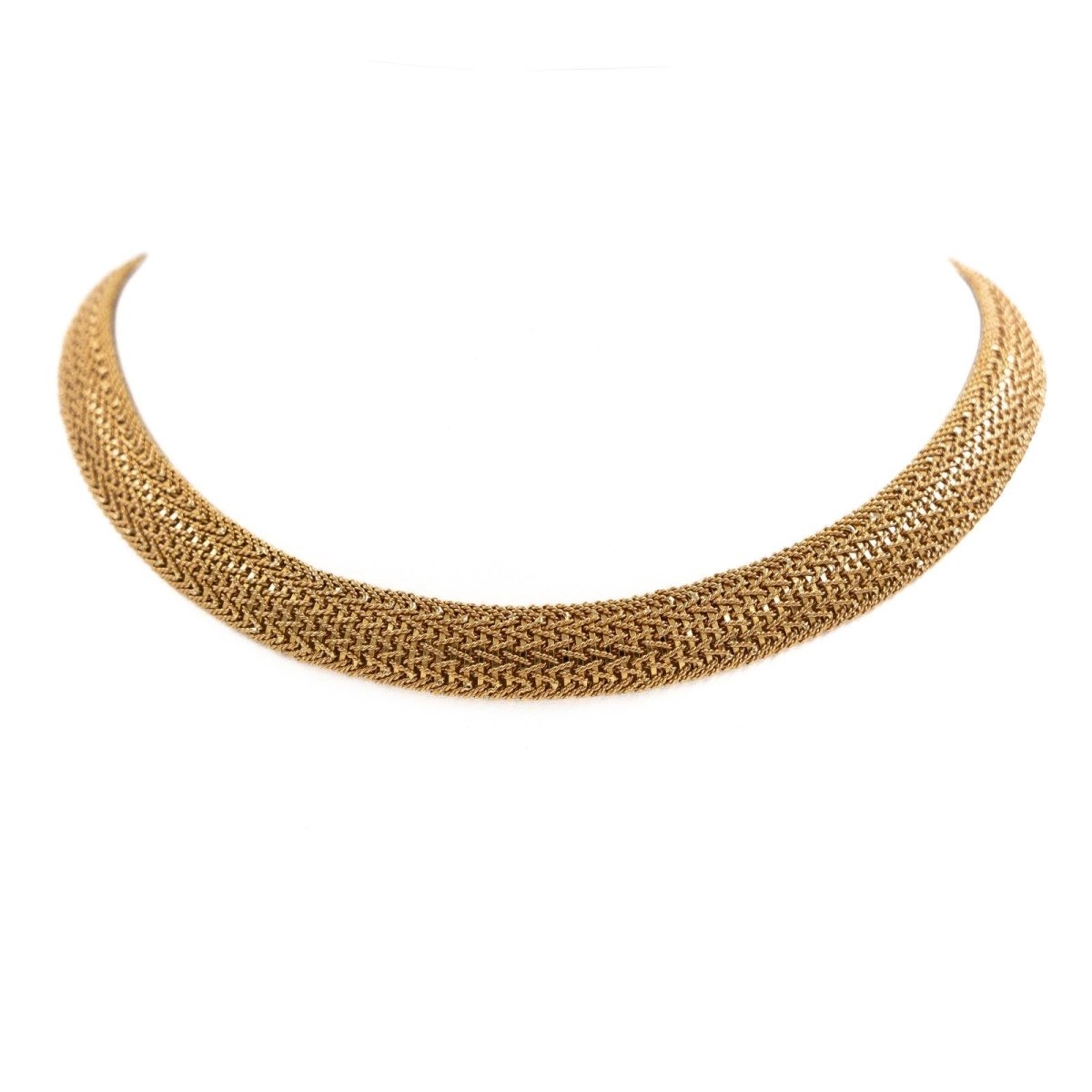 Collier Maille polonaise en or jaune - Castafiore