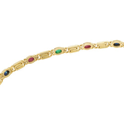 Collier Maille souple Or jaune Emeraude - Castafiore