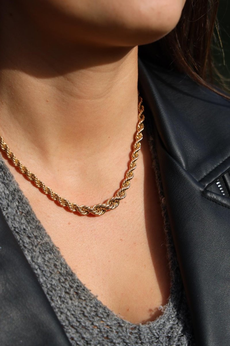 Collier Maille torsadée Or jaune - Castafiore