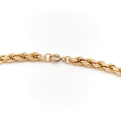 Collier Maille torsadée Or jaune - Castafiore