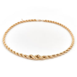 Collier Maille torsadée Or jaune - Castafiore