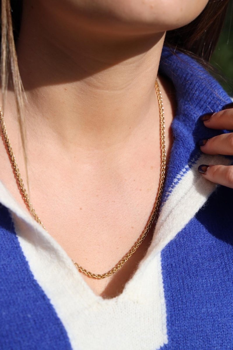 Collier Maille torsadée Or jaune - Castafiore