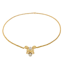 Collier Maille torsadée Or jaune Diamant - Castafiore