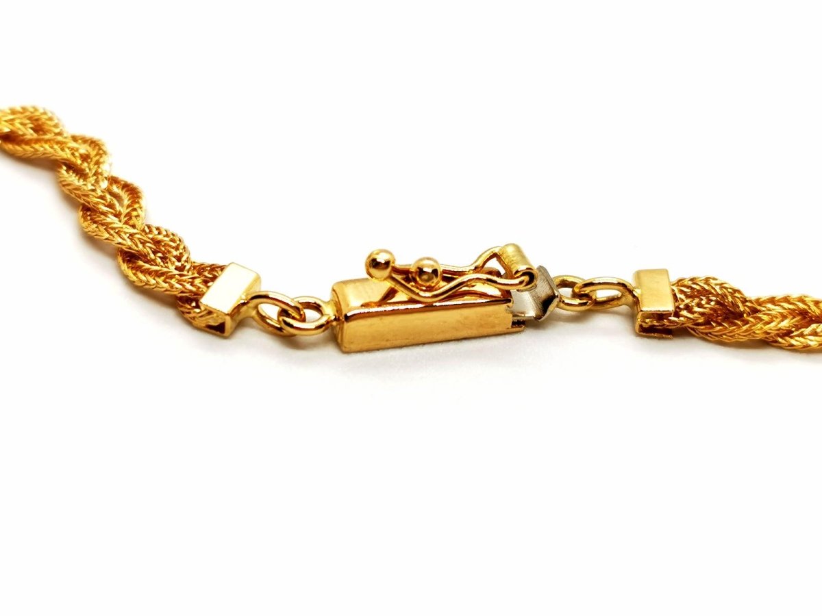 Collier Maille tressée Or jaune - Castafiore