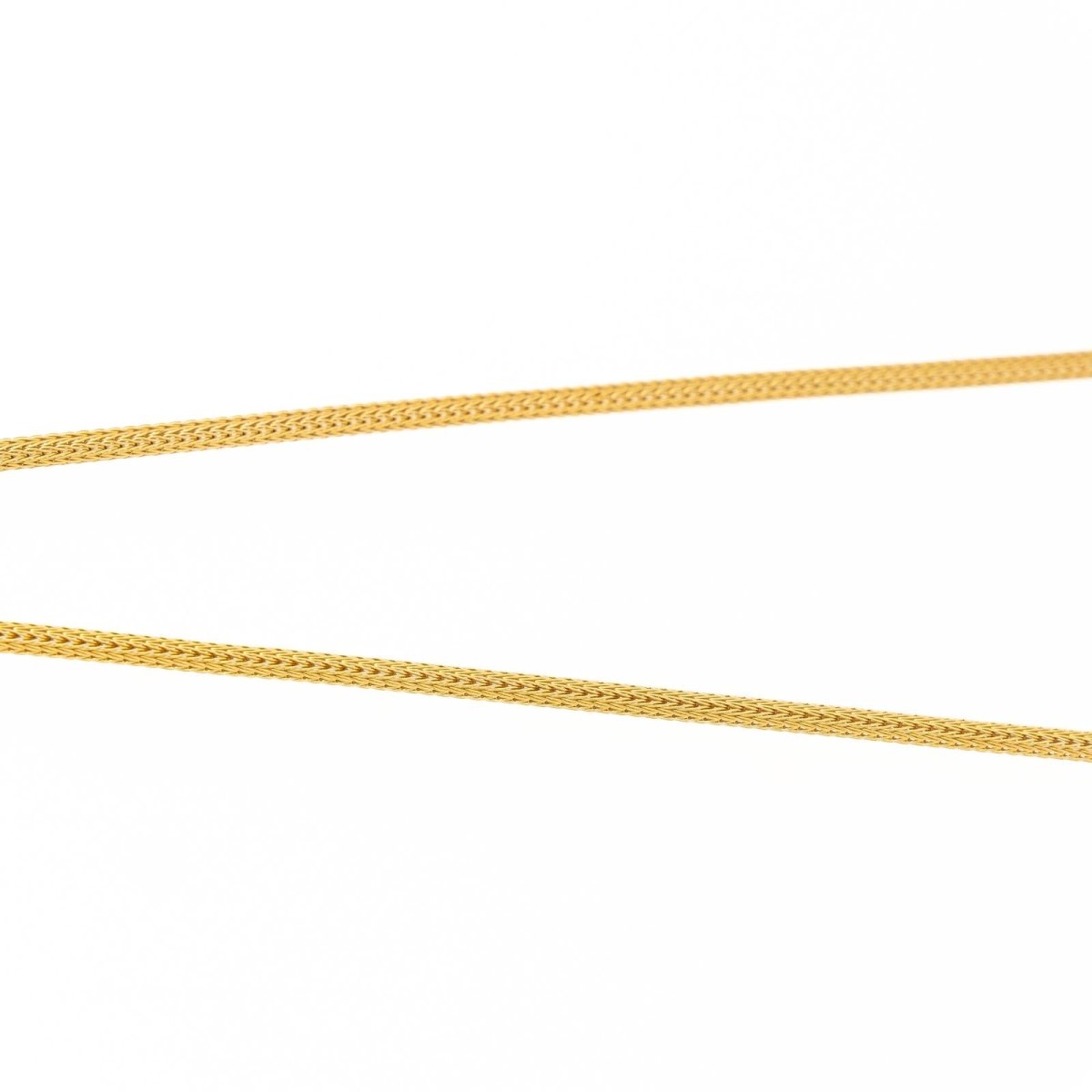 Collier Négligé cœur en ors jaune et blanc - Castafiore