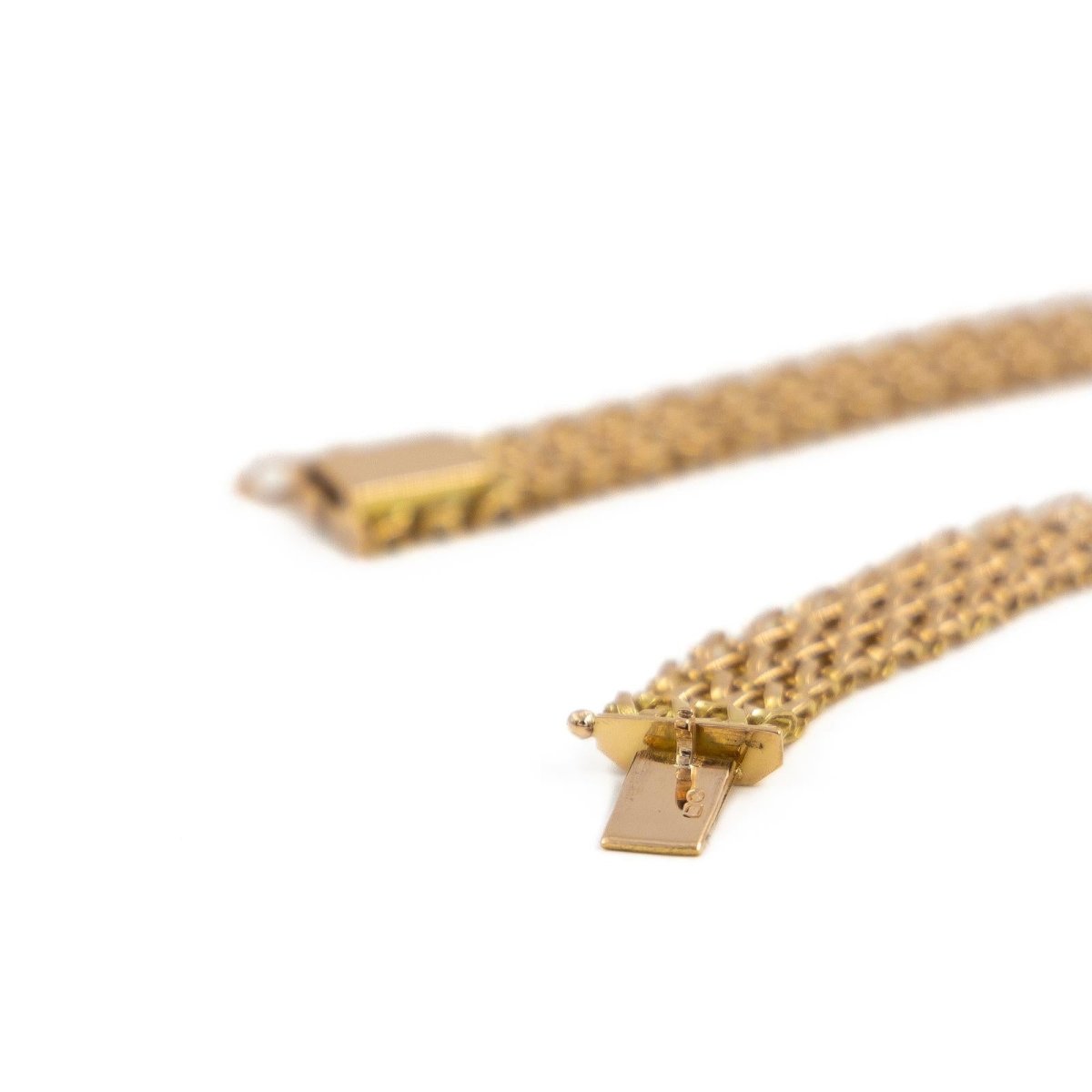 Collier Négligé en or jaune, platine et diamants - Castafiore