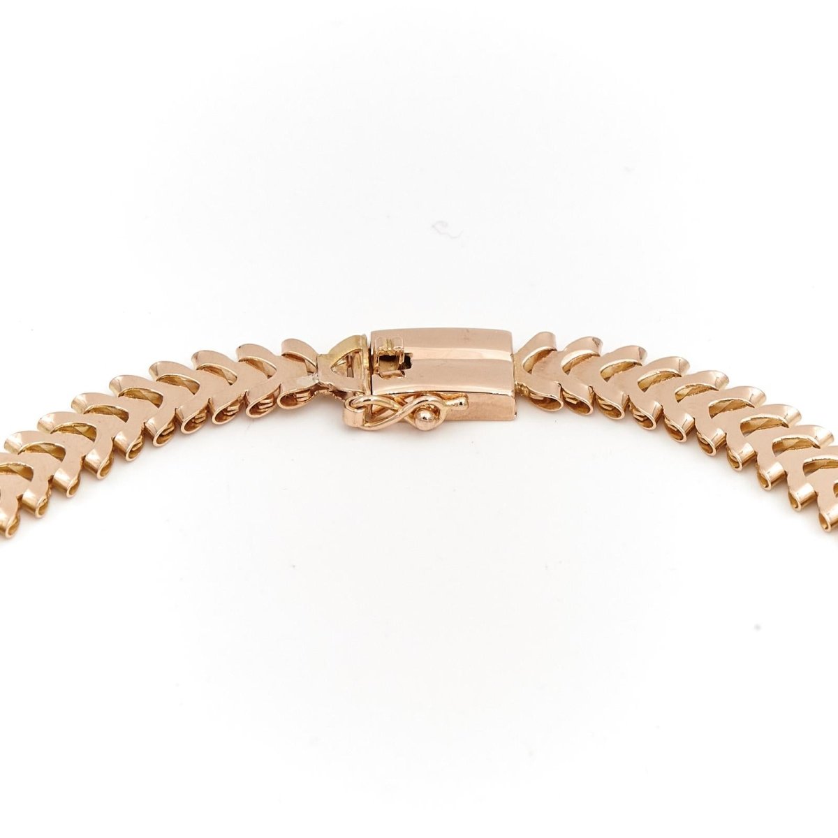 Collier Négligé en or rose et diamants - Castafiore
