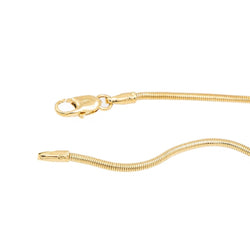 Collier Négligé maille serpent en or jaune - Castafiore