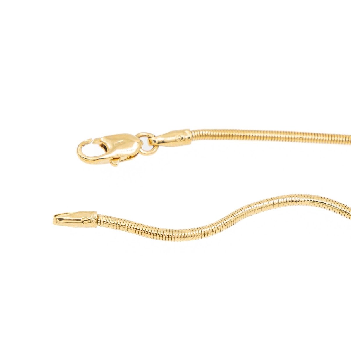 Collier Négligé maille serpent en or jaune - Castafiore