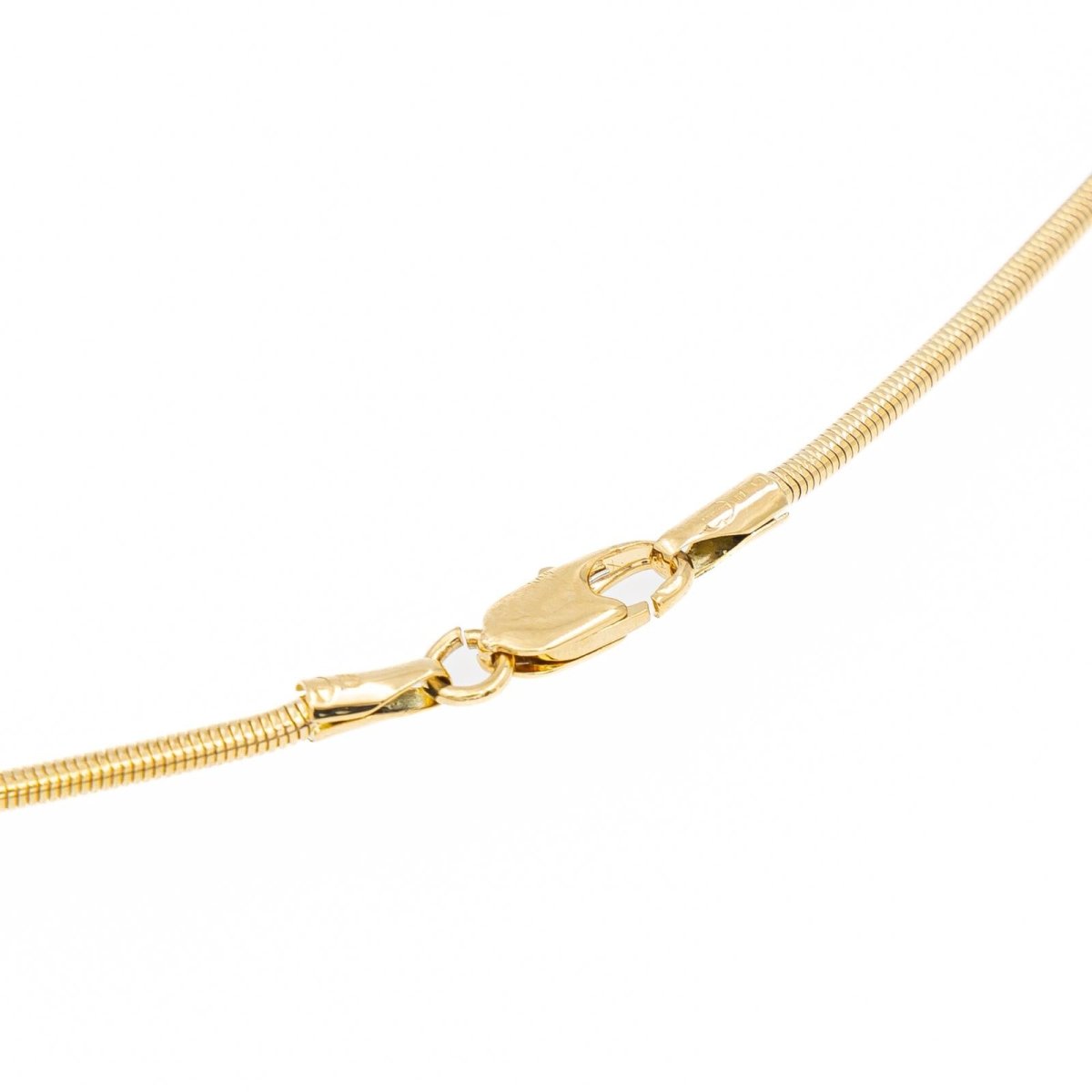 Collier Négligé maille serpent en or jaune - Castafiore