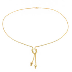 Collier Négligé maille serpent en or jaune - Castafiore