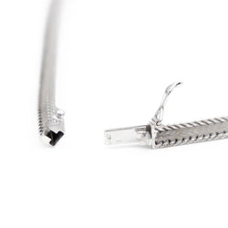 Collier Négligé ruban en or blanc - Castafiore