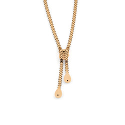 Collier Négligé souple en or jaune - Castafiore