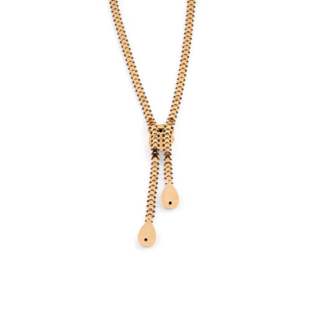 Collier Négligé souple en or jaune - Castafiore