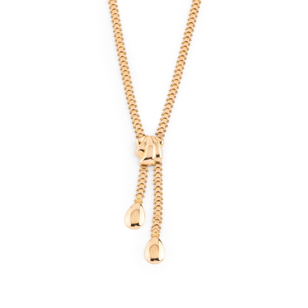 Collier Négligé souple en or jaune - Castafiore