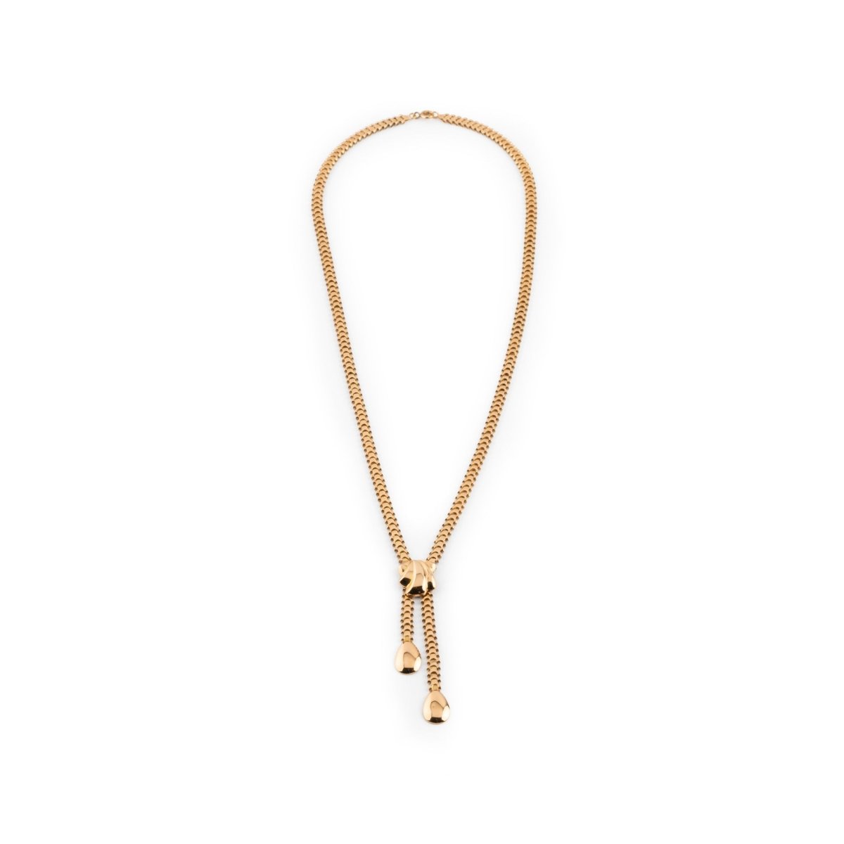 Collier Négligé souple en or jaune - Castafiore