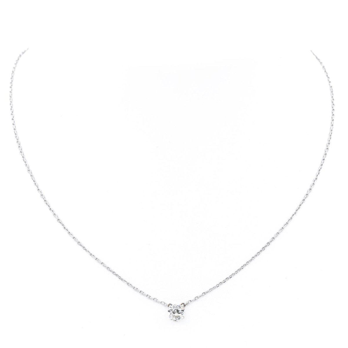 Collier Or blanc Diamant - Castafiore