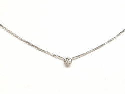 Collier Or blanc Diamant - Castafiore