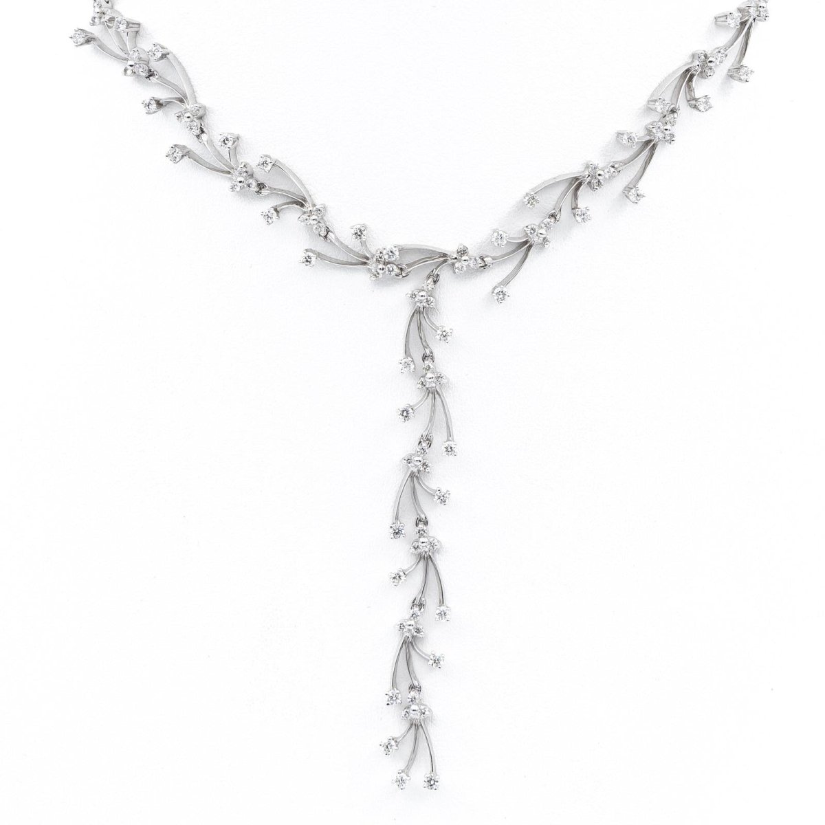 Collier Or blanc Diamant - Castafiore