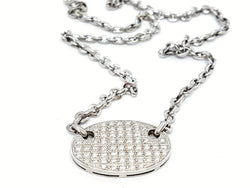 Collier Or blanc Diamant - Castafiore