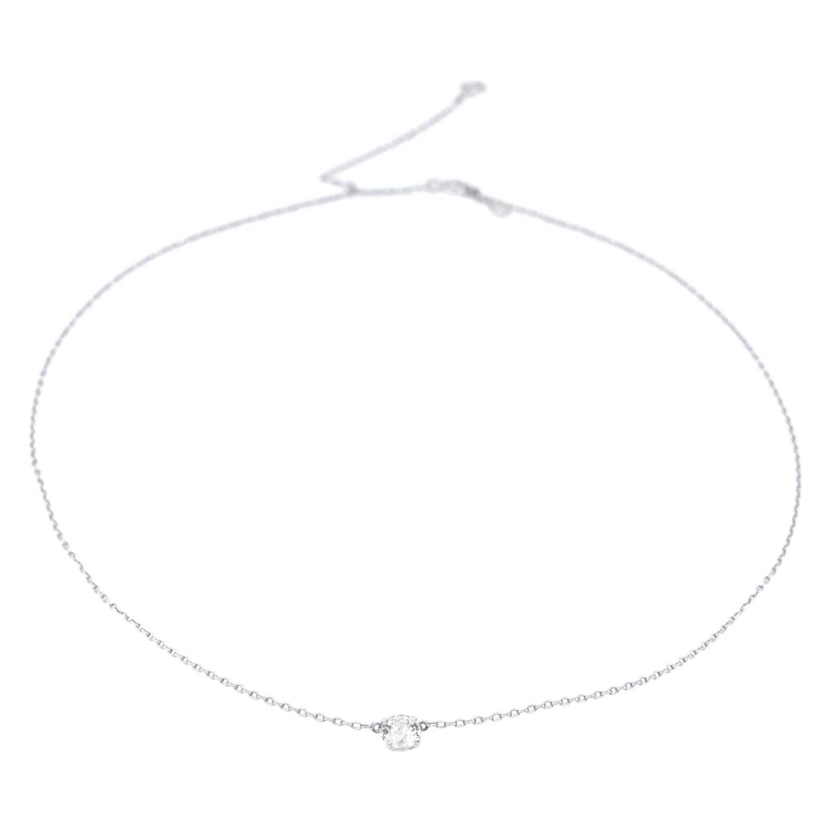 Collier Or blanc Diamant - Castafiore