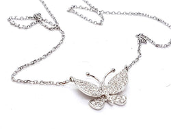 Collier Or blanc Diamant - Castafiore