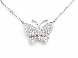 Collier Or blanc Diamant - Castafiore