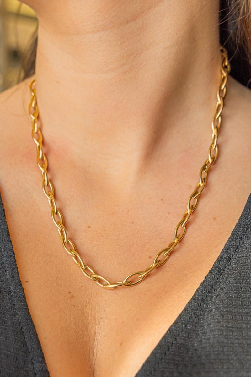 Collier pampilles délicates, bijou fin plaqué or ♣︎ Gag and Lou Paris Collier pampilles délicates, bijou fin plaqué or ♣︎ Gag and Lou Paris