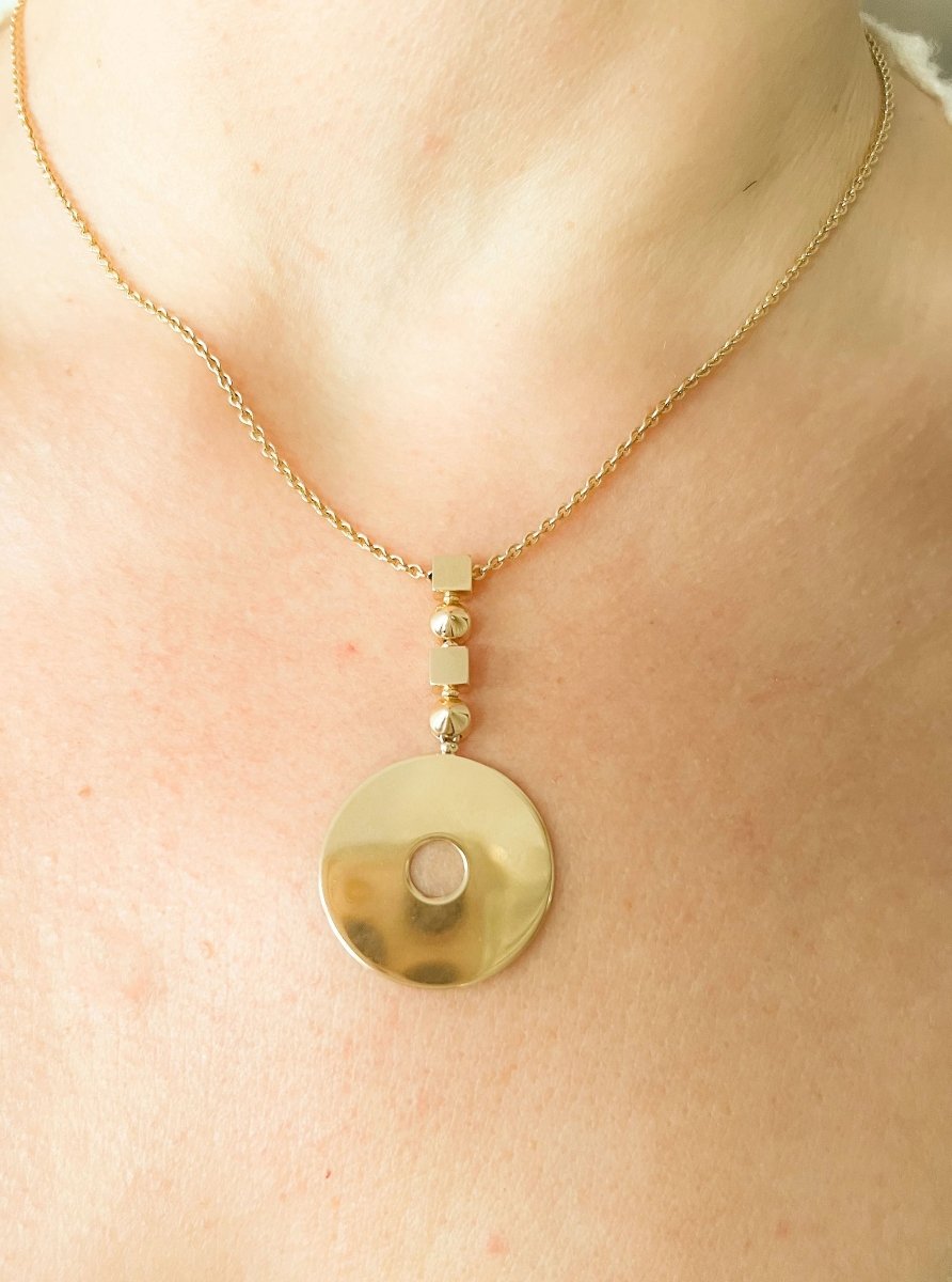 Collier or jaune de la maison Bvlgari modèle Lucia - Castafiore