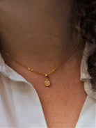 Collier Or jaune Diamant - Castafiore