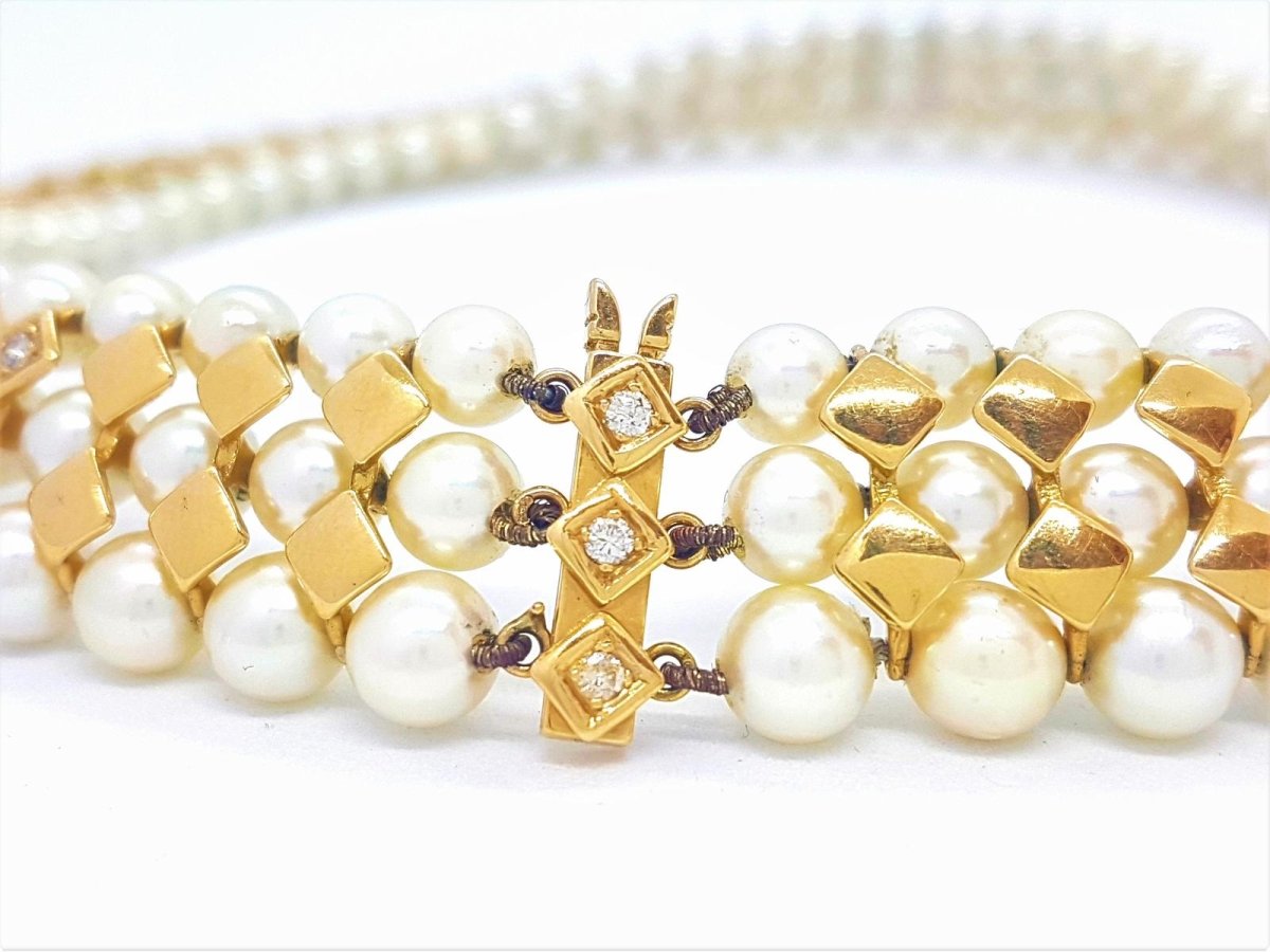 Collier Or jaune Diamant - Castafiore