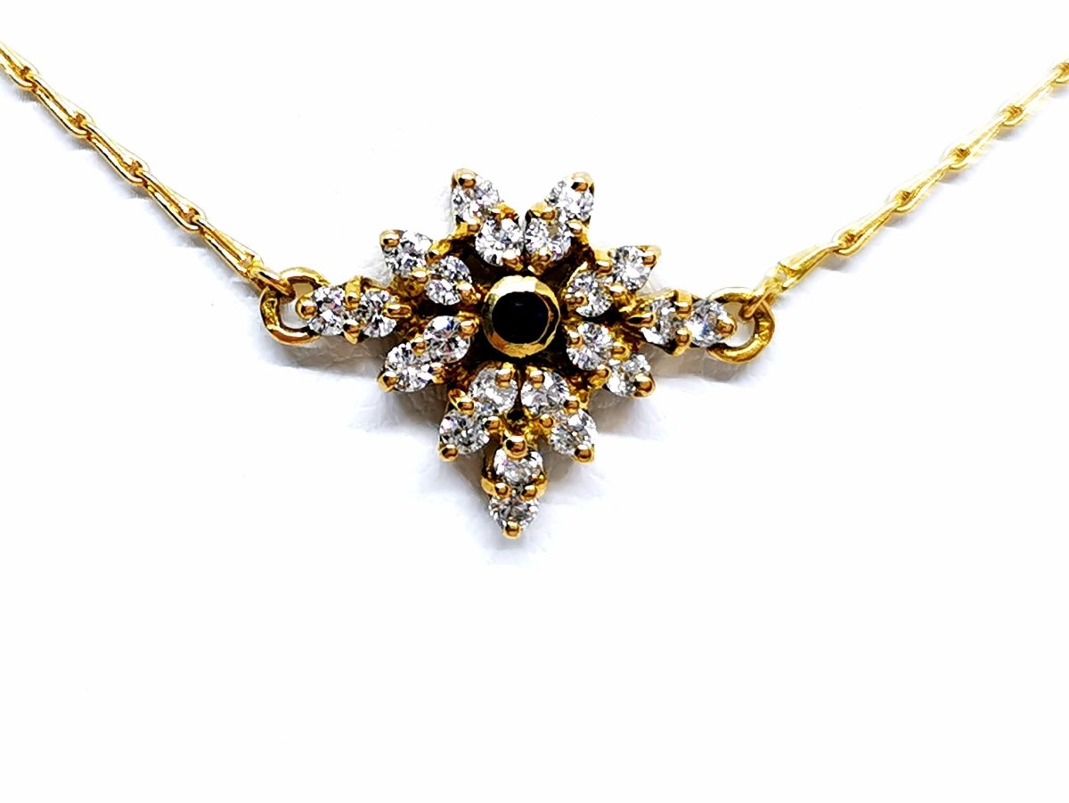 Collier Or jaune Diamant - Castafiore