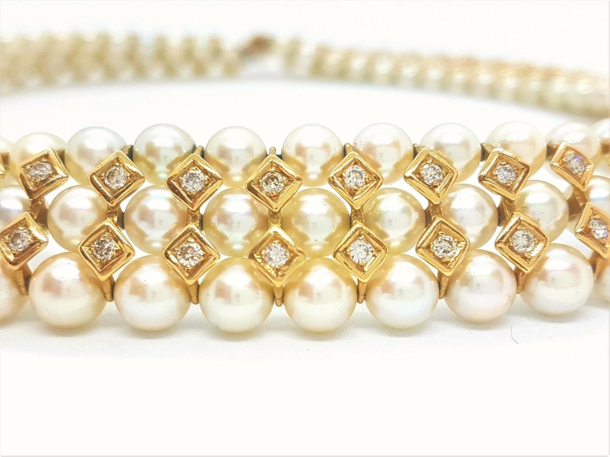 Collier Or jaune Diamant - Castafiore