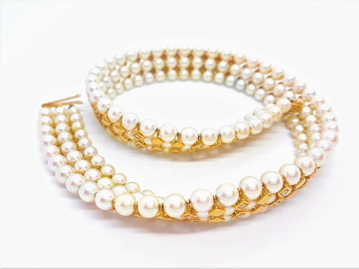 Collier Or jaune Diamant - Castafiore