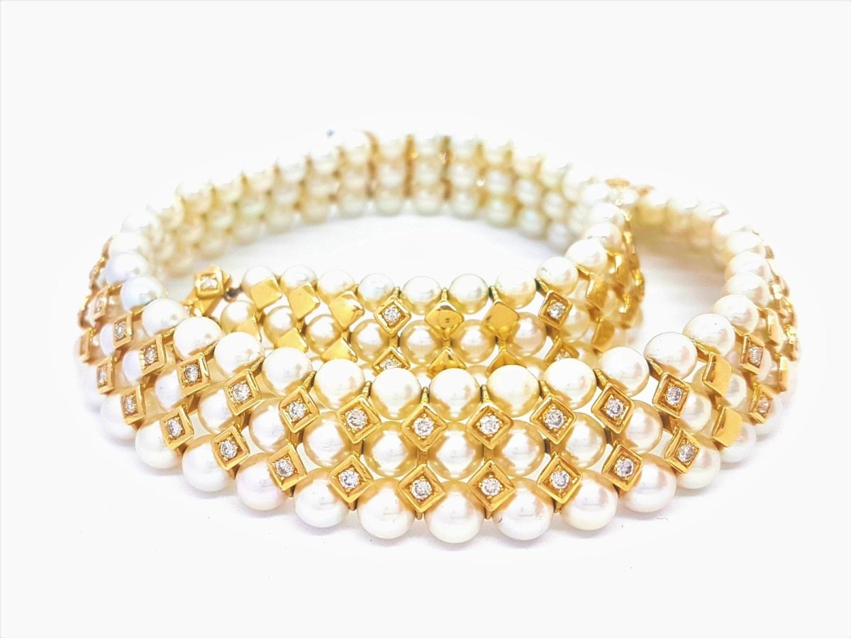 Collier Or jaune Diamant - Castafiore