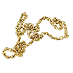 Collier or jaune, grains de café - Castafiore