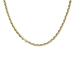 Collier or jaune, grains de café - Castafiore