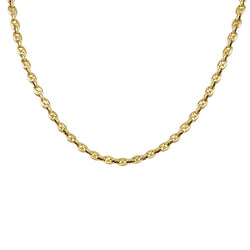 Collier or jaune, grains de café - Castafiore