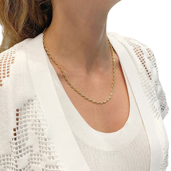 Collier or jaune, grains de café - Castafiore